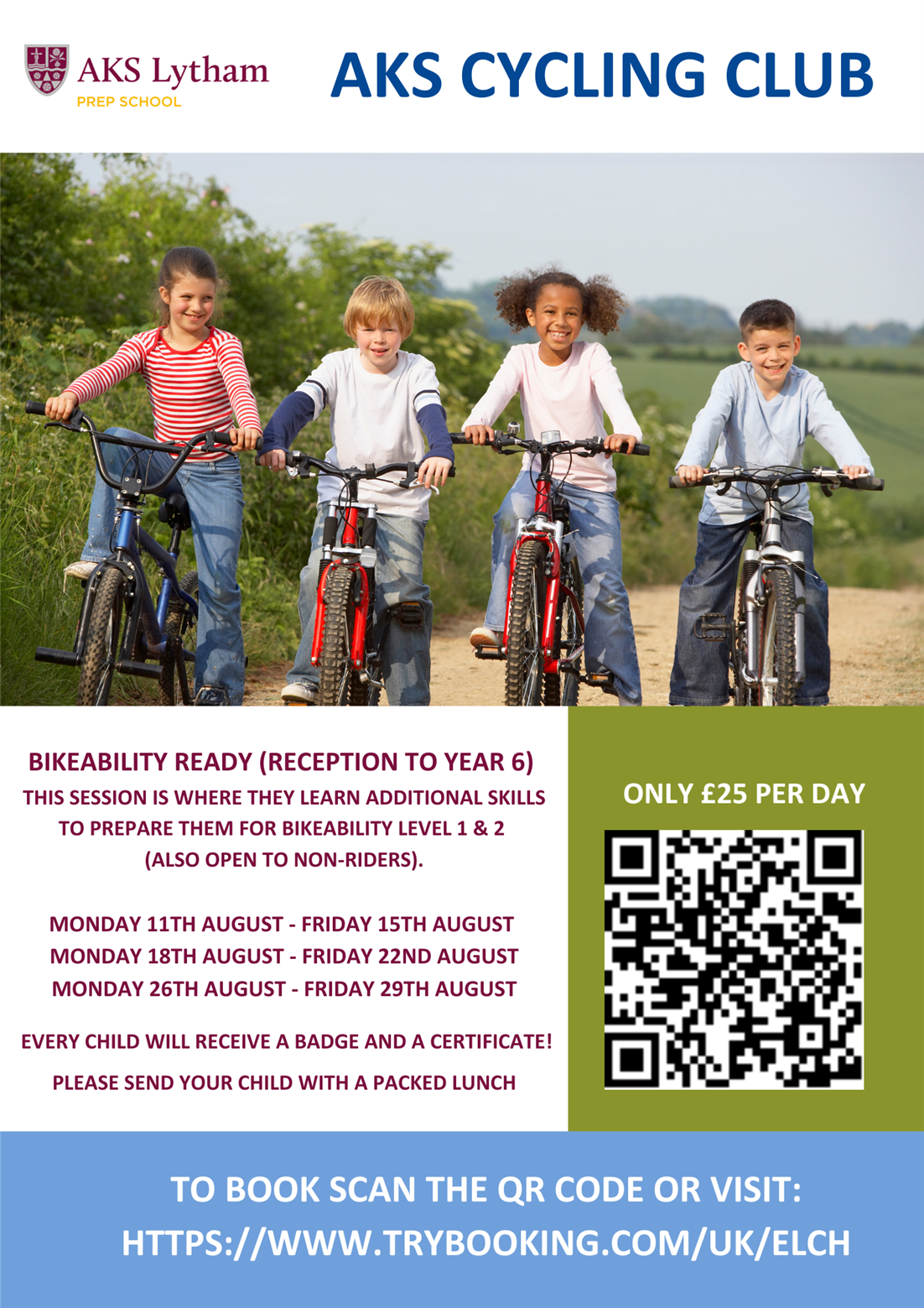 Summer Holiday Cycling Holiday Club